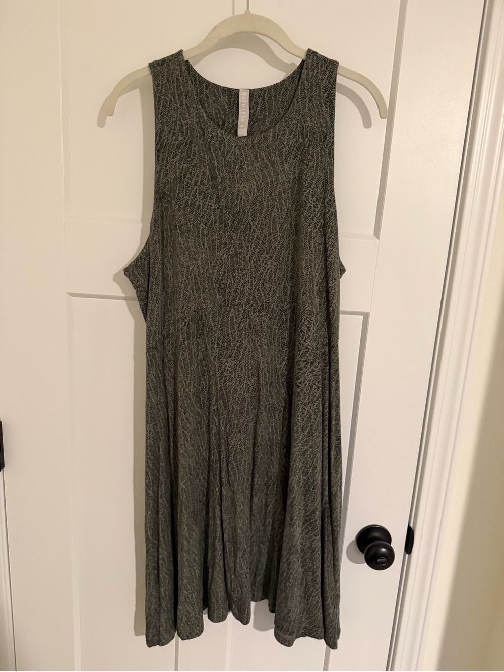 Sleeveless Gray Swing Dress - Athleta